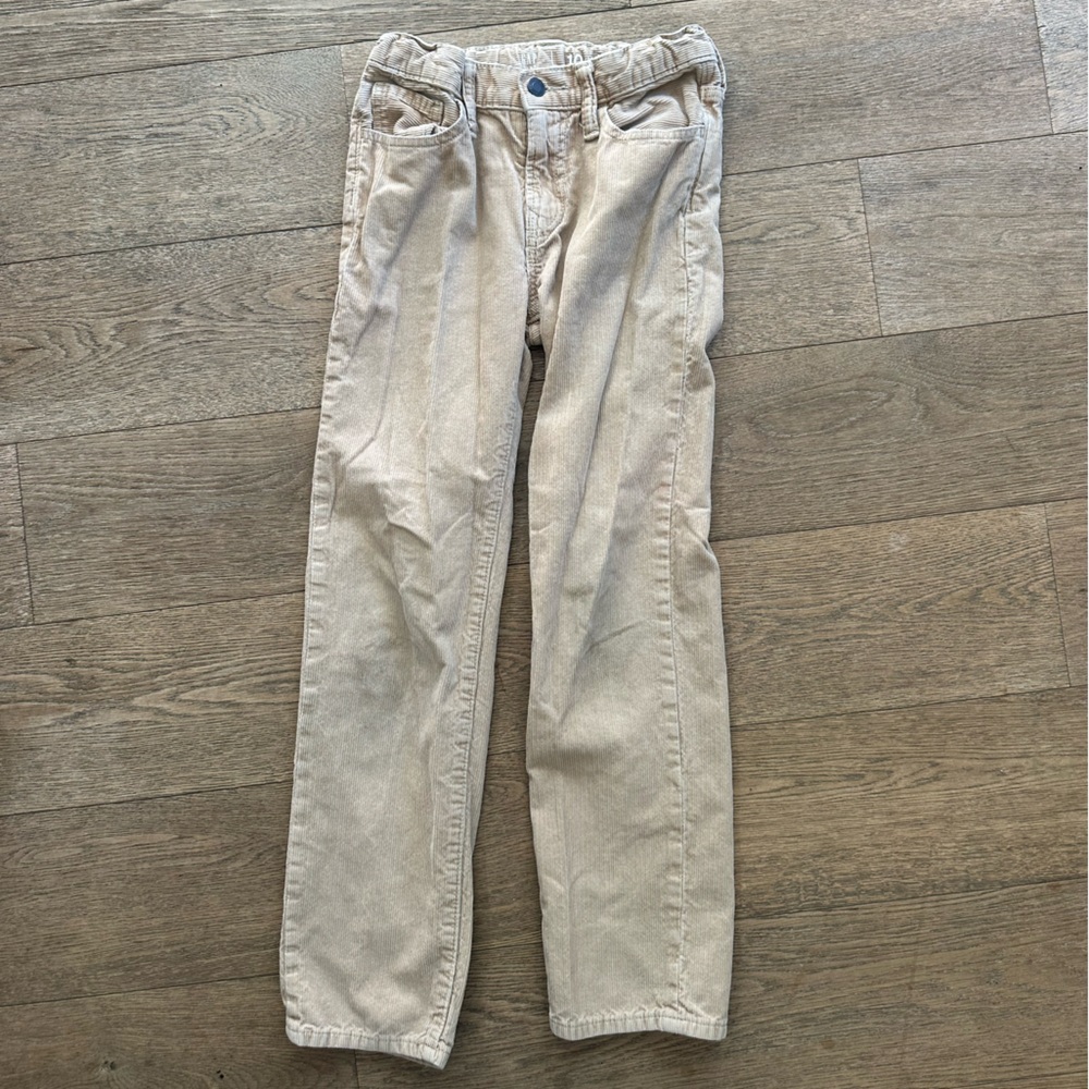 GAP Beige khaki Original Straight corduroy cords